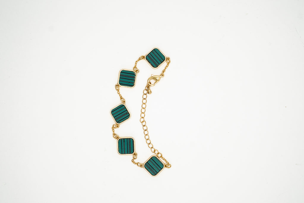 Emerald Stripes Bracelet
