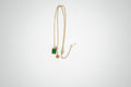 Emerald Charm Necklace