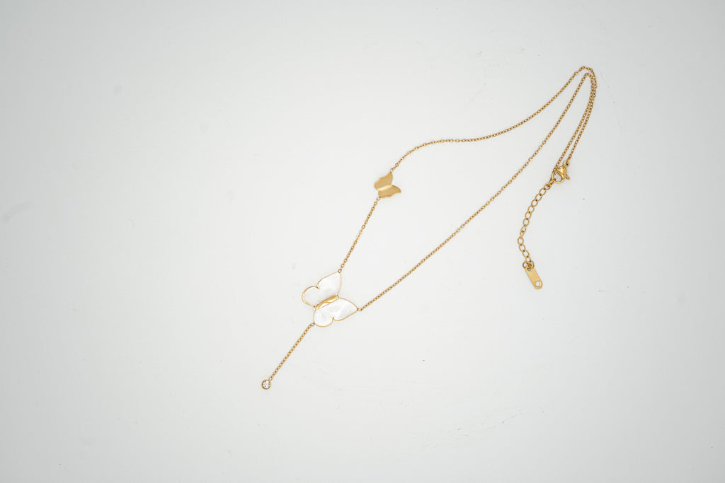 Pearl Butterfly Necklace