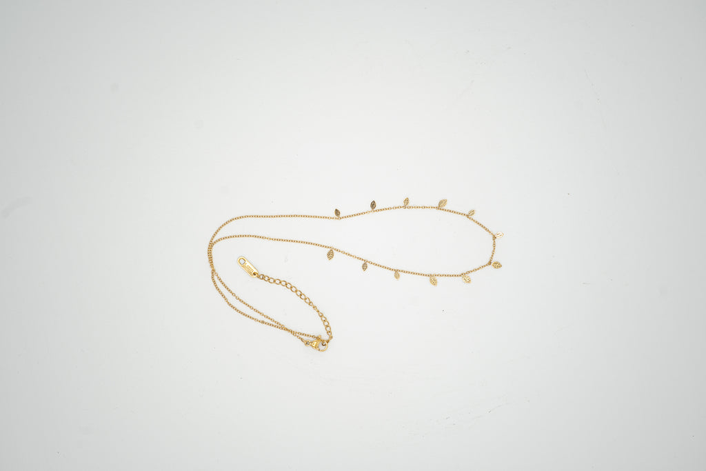 Leaf Charm Necklace