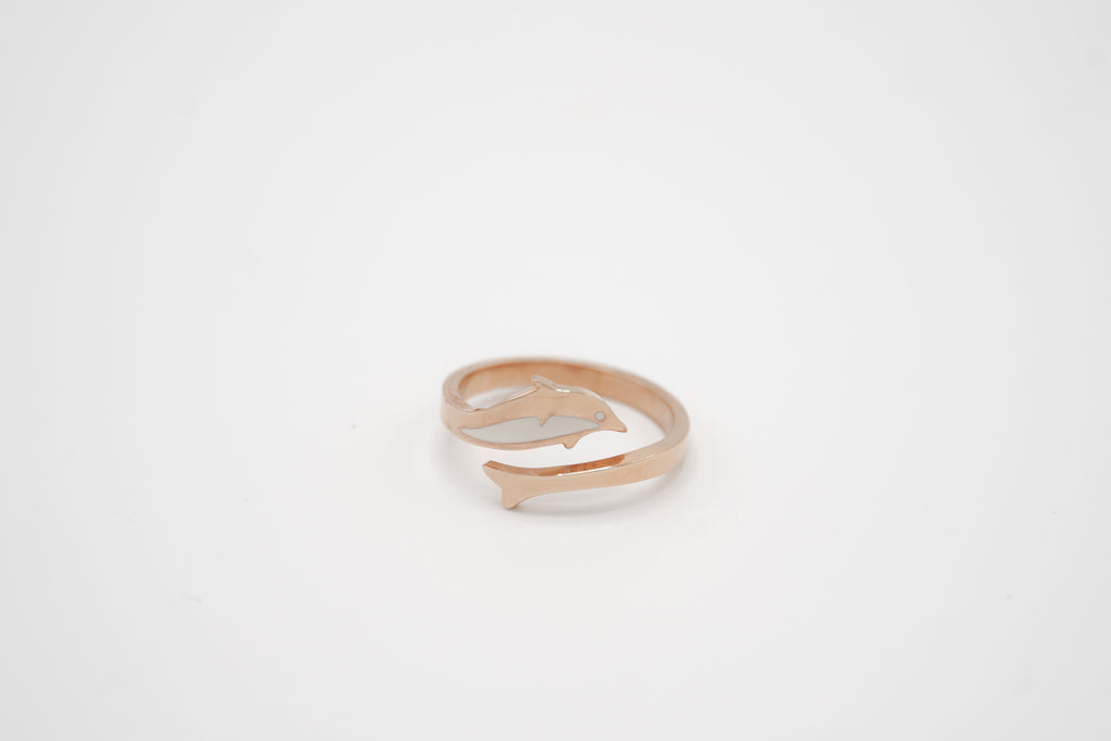 Dolphin Embrace Ring