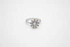 Daisy Bloom Silver Ring