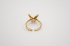 Golden Butterfly Adjustable Ring