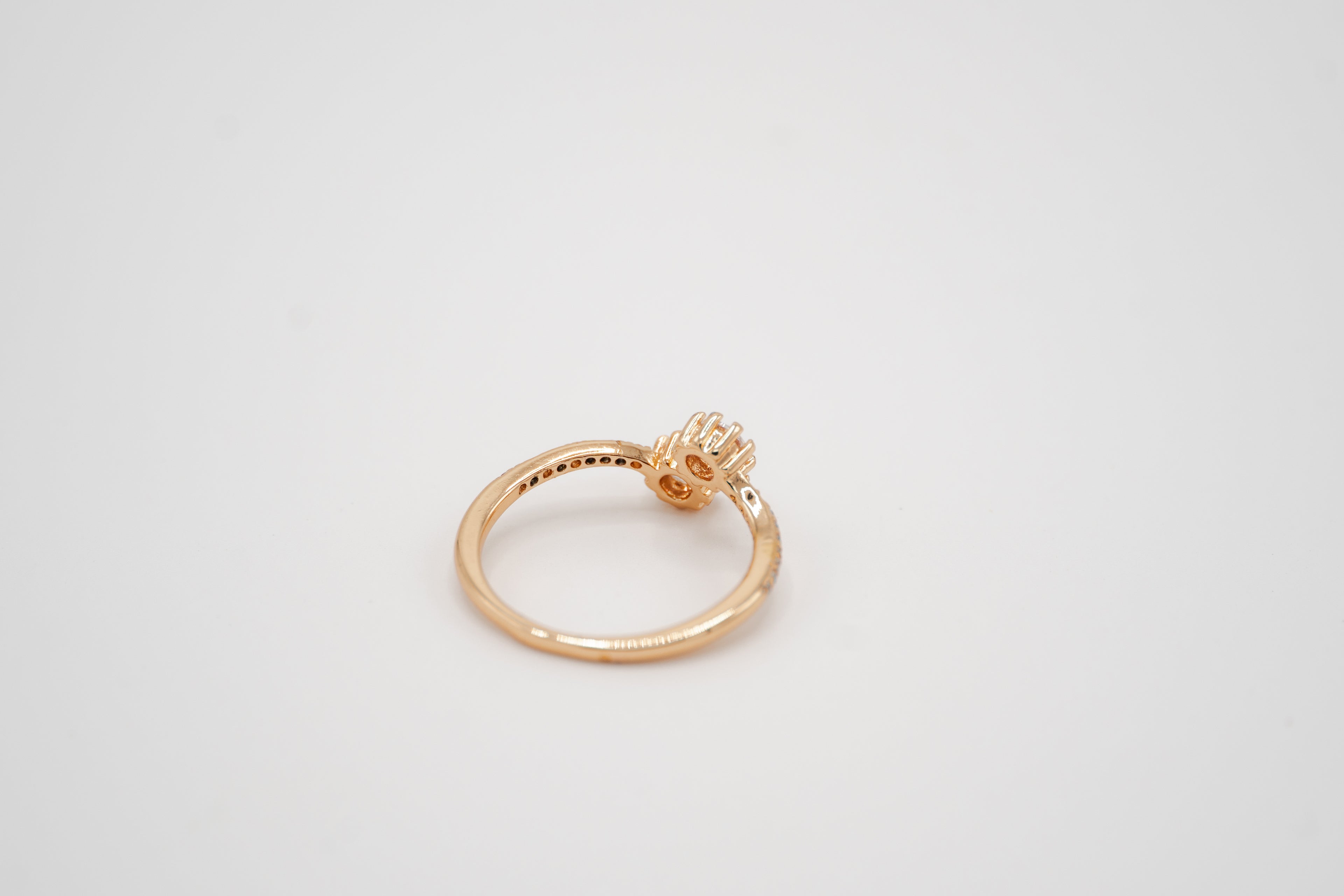 Twin Sparkle Open Ring