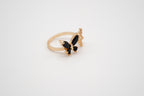 Butterfly Duo Adjustable Ring