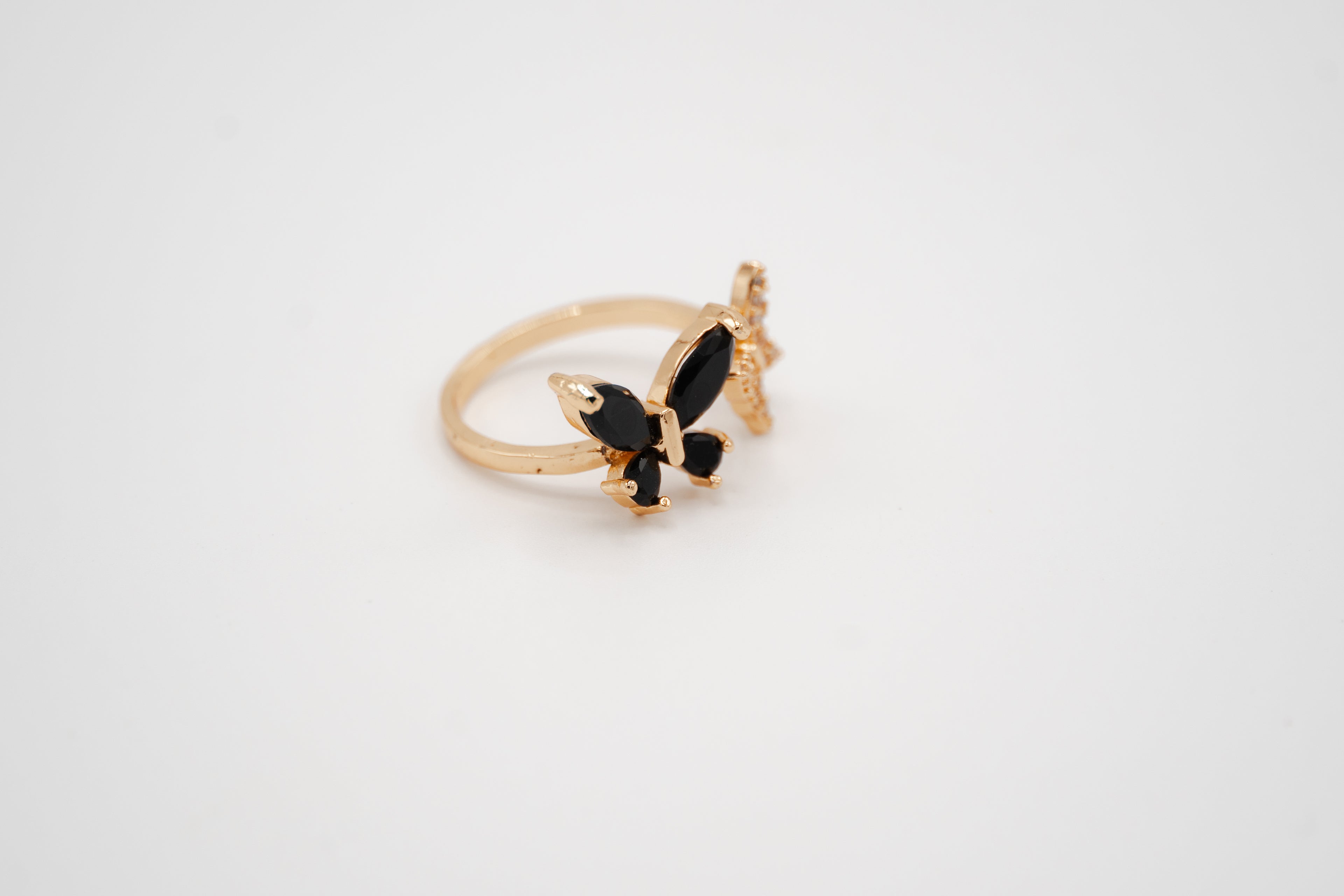 Butterfly Duo Adjustable Ring