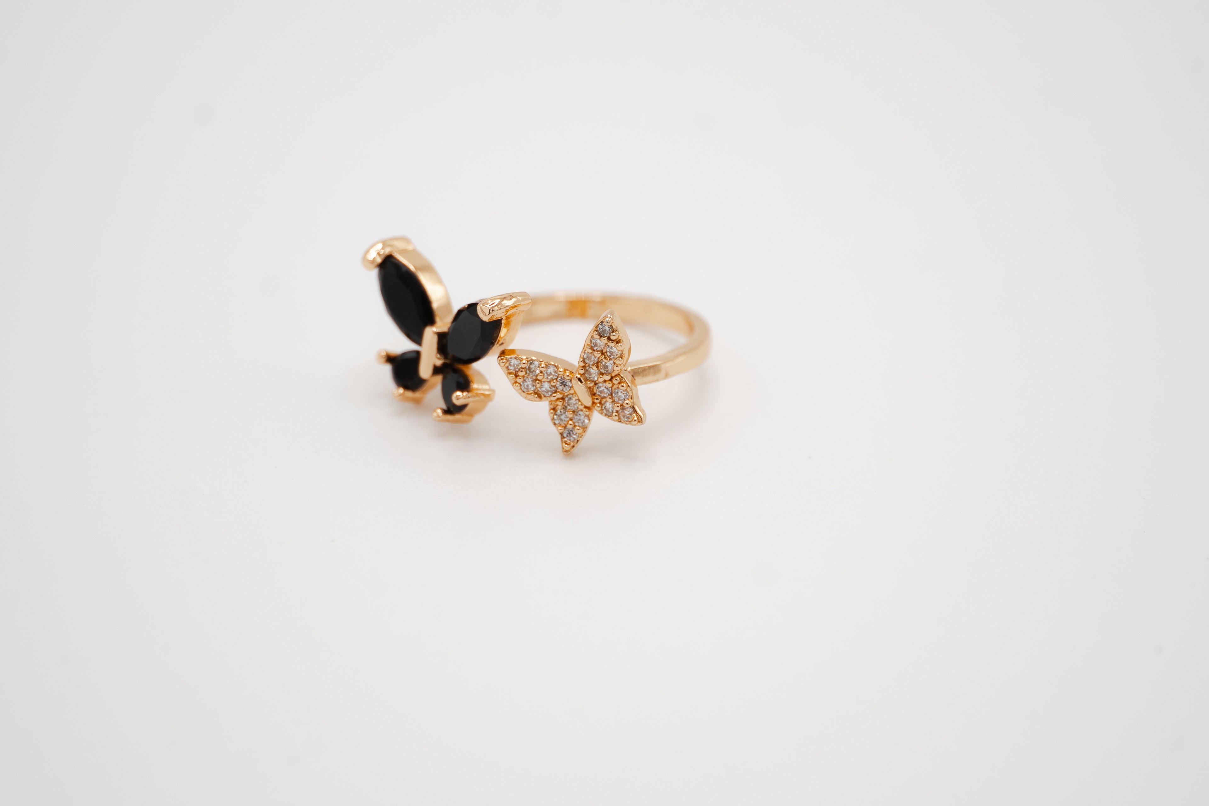 Butterfly Duo Adjustable Ring
