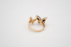 Butterfly Duo Adjustable Ring