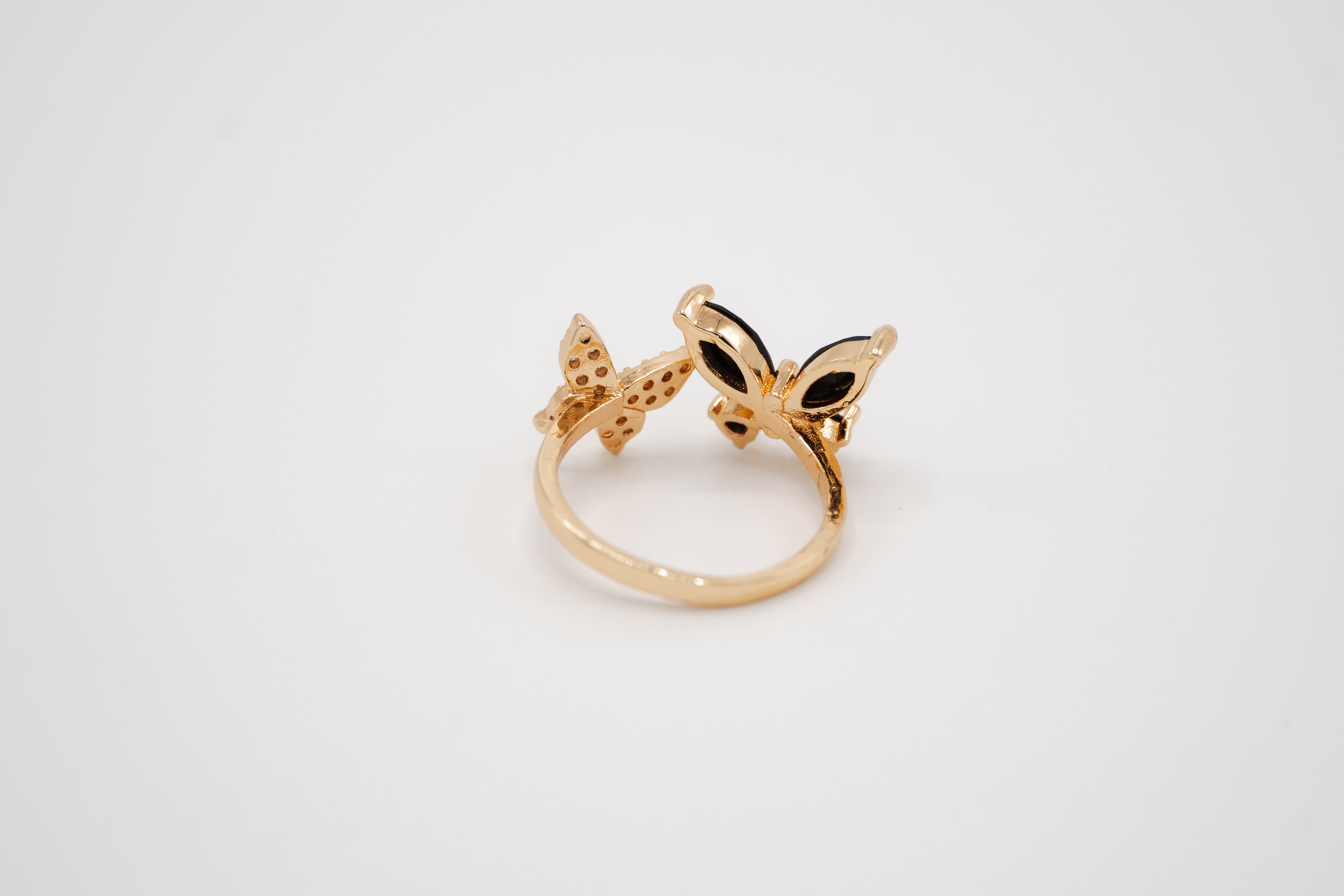 Butterfly Duo Adjustable Ring