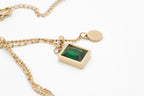 Emerald Charm Necklace
