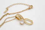 Sparkling Oval Pendant Necklace