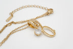 Sparkling Oval Pendant Necklace