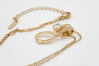 Sparkling Oval Pendant Necklace
