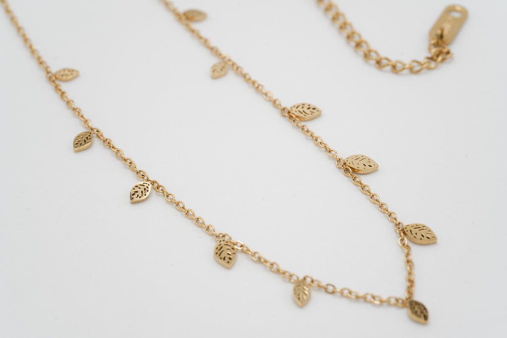 Leaf Charm Necklace