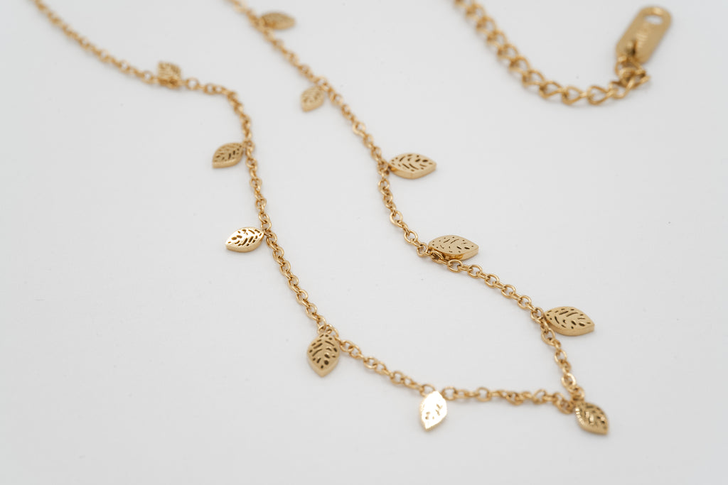 Leaf Charm Necklace