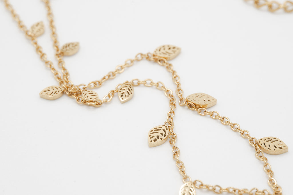 Leaf Charm Necklace