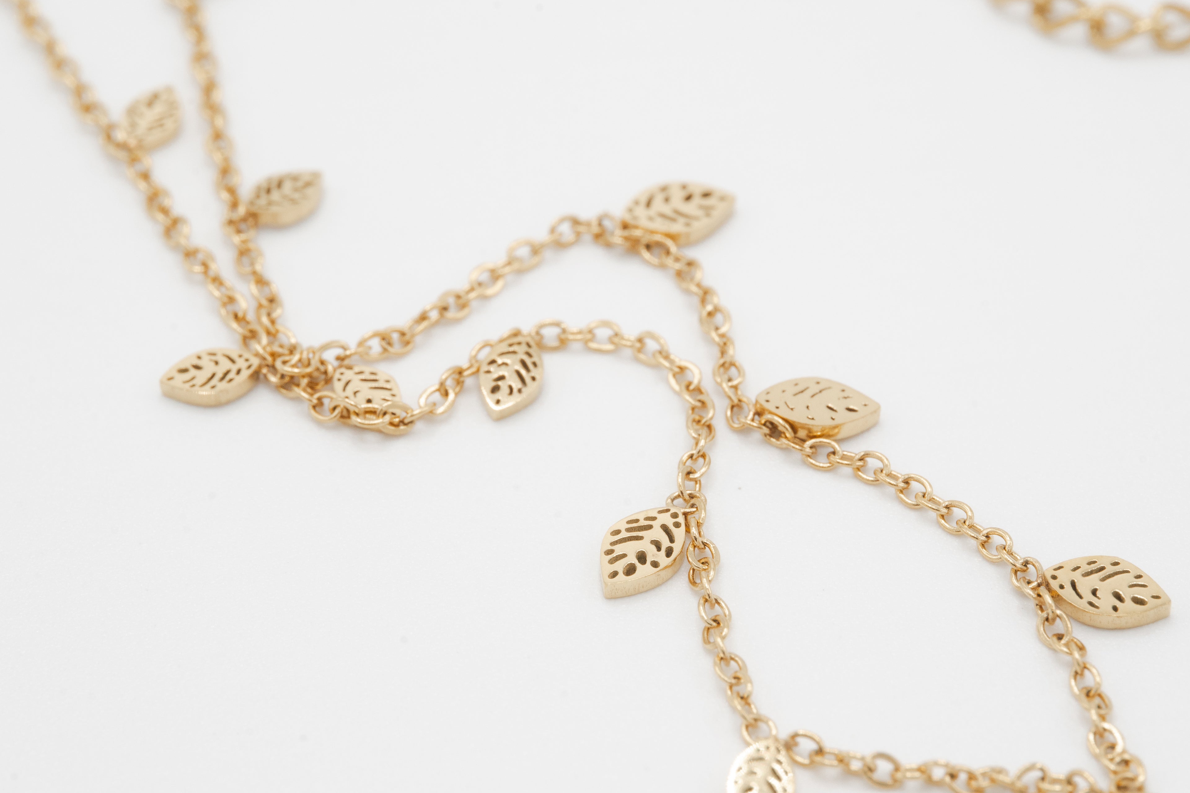 Leaf Charm Necklace