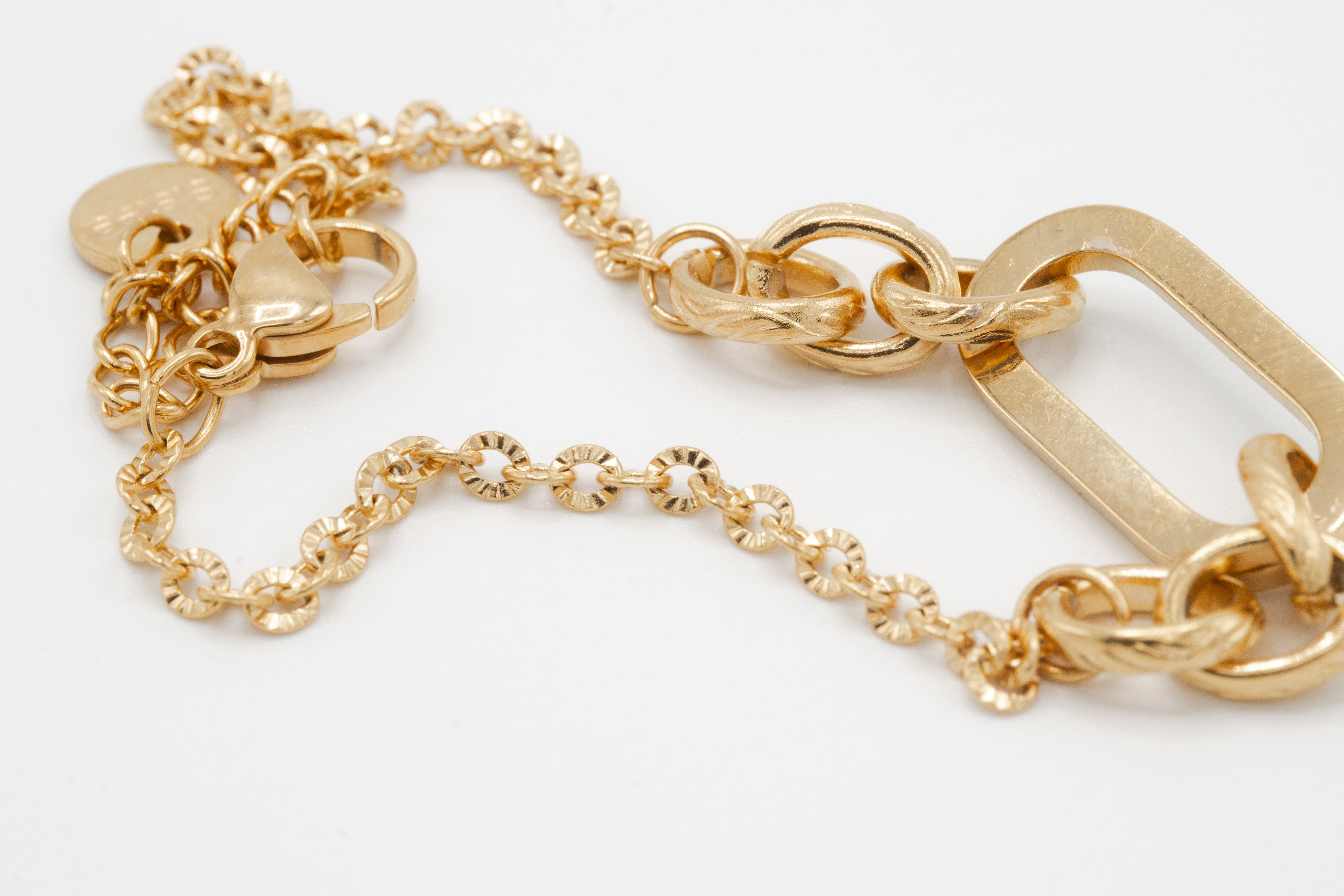 Bold Link Gold Bracelet