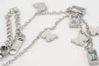 Silver Butterfly Charm Necklace