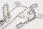 Silver Butterfly Charm Necklace
