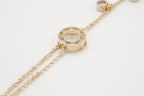 Crystal Halo Circle Bracelet