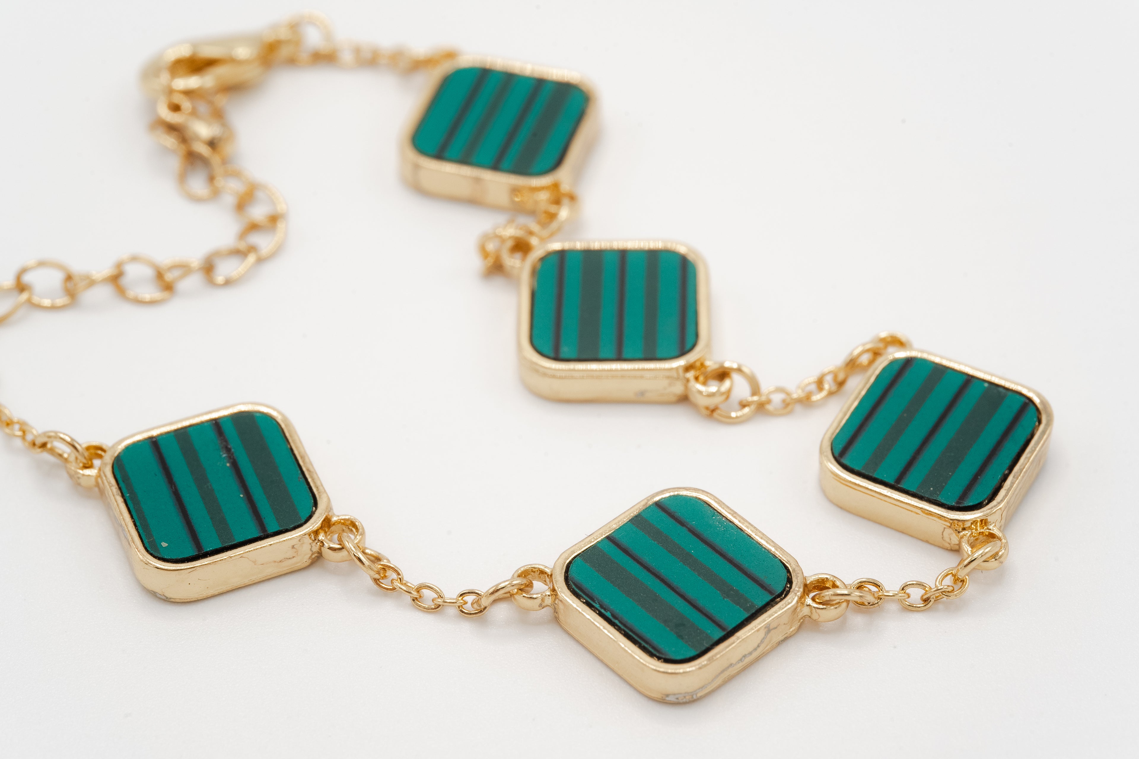 Emerald Stripes Bracelet
